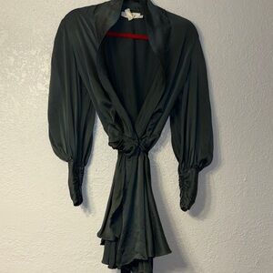 Zimmermann Dark Green Mini Dress